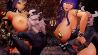 ヒルチャールの野望・砂漠傭兵とビレッジガードナーの敗北強制交尾♥