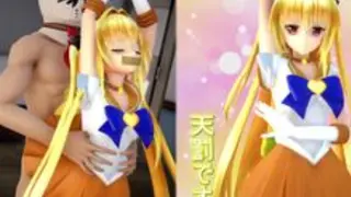 【R-18 MMD】Sailor Deviluke vs. Alien Breeder