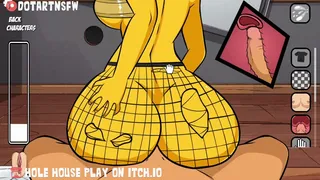 Marge Simpson Big Ass Bouncing In Fishnets