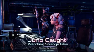 Juno Caught Watching Strange Files 4K 60FPS 2