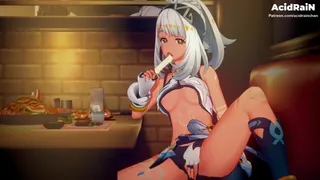 【Genshin impact】mualani sex[音声付]