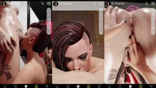 Cyberpunk 2077 - V x Judy Dressing Room Final Animation (Audio Fixed)