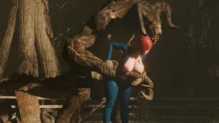 Death Claw Fucking Vault Dweller Day And Night [MANGOMAN]