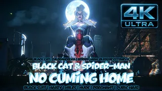 Black Cat & Spider-Man [NO WM][Black Suit][4K60FPS]