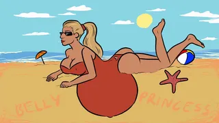 Hidden Vore Beach Animation with Digestion