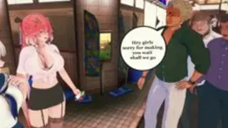 Wuthering Waves" - Changli and Jinxi After Being Approached on the Street (Group-Oriented)