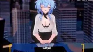 Sex mit Sekretärin Ganyu / Büroübung mit kleiner Sekretärin Ganyu.avi