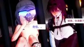 Mature and Intellectual Kafka Won't Lose to the Lustful Little Wolf (Kafka and Futa Silverwolf)