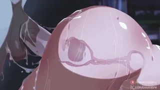 Анимация Аниме Семяизвержение Хентай NSFW Секс Вагина