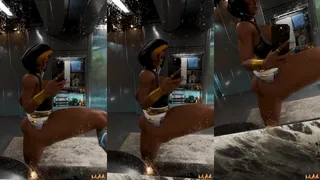 3D Animation Big Ass Big Tits NSFW Selfie Solo Thick Twerking