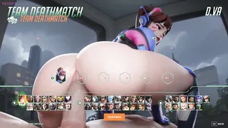 3D شرجي مؤخرة كبيرة هنتاي أوفرواتش كس رول34