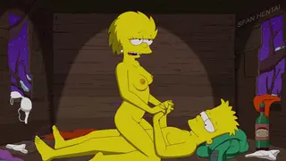 Bart e Lisa Simpson si lasciano prendere la mano