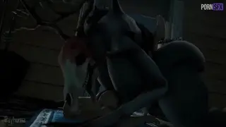 Wendigo fucks man in shack