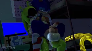 Surge la tenrec futa x Sonic