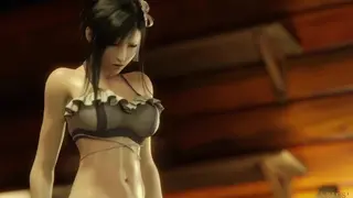 Tifa Lockhart genießt sinnliche Zeit mit Cloud unter Junon [Final Fantasy]
