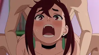 Momo Ayase usata a quattro zampe da Okarun - Dandadan XXX