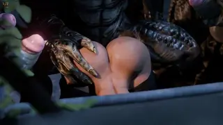 Yoruichi Shihouin (Bleach) Follada por Monstruos 3D Bizarros (Bleach Porn)