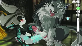 Gioco Hentai di Midna CON il lupo