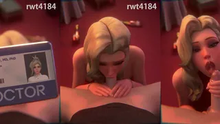 Fellatio Samenerguss Gesichtsbesamung Handjob Overwatch Rule34