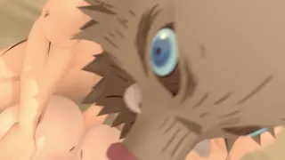 Inosuke Ass Filling Nezuko Kamado (Demon Slayer NSFW Anime)