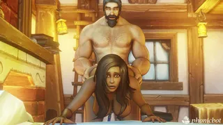 WoW Lakeshire'dan 3D Güzel Rachel Arkadan Sikildi