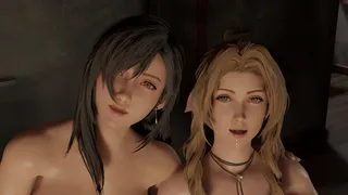 Tifa fucks Aerith in her apartment. True Facials