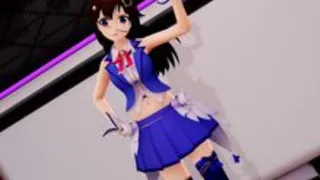 【MMD R-18】Vtuver's Cosplay Strip "Ren-Ai Circulation"