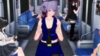 Unrecognizable Groping on a School Train
