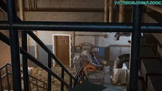 Ada Wong caught by a Regenerator