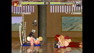 2B and Asumi fuck fuck Power Girl