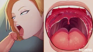 Android 18 it's so horny ???? android_18 DragonBall nsfwtwt rule34 animation anime