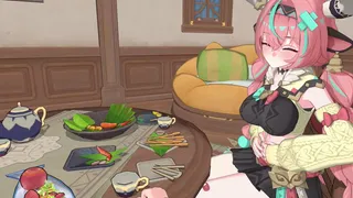 Animazione di Varesa da Genshin Impact di Yuluer animazione hentai GenshinImpact Varesa Yuluer