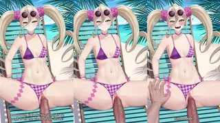 Beach time with Magilou
