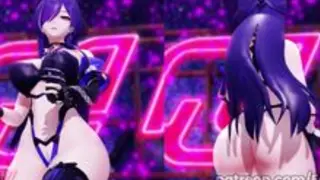 【MMD Shorts】 Honkai: Star Rail [ممتلئة] Acheron - 9 Tailed Fox [نسخة إيتشي]