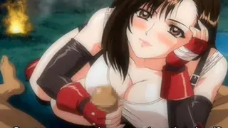 Final Fantasy VII - Tifa Lockhart Hentai Blowjob - Sub Esp
