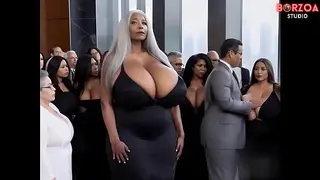 Vecchia nonna fa sesso con un ragazzo vergine giovane nell'ascensore e gli fa un pompino con il suo grosso cazzo (3D/AI/hentai)