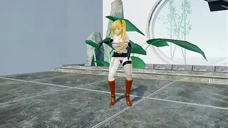Mirai Akari Sesso e Danza Cynical Night Plan Hentai Vtuber Ragazza Grandi Seni Mmd 3D Stivali Arancioni (CLIP)