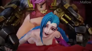 LEAGUE OF LEGENDS - JİNX seks 3D