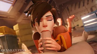 Overwatch Tracer si gode tantissimo un cazzo grande e delizioso