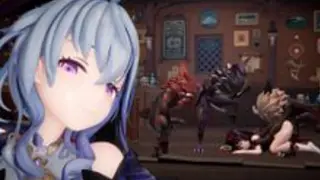 [R-18 MMD] Danse sexuelle d'épouses de Hu Tao et Ganyu avec Hilichurl et Mitachurl