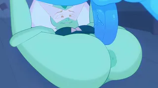 Peridot und Lapis Lazuli