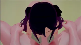 [Koikatsu] Mona Blowjob (สั้น)