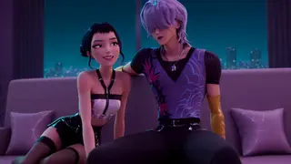 Zoey & Mystery dall'animazione Kpop Demon Hunters intitolata Home Date è uscito! Ecco un altro trailer