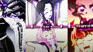 Shinobu vs mitsuri futanari tentacle ecchi showdown