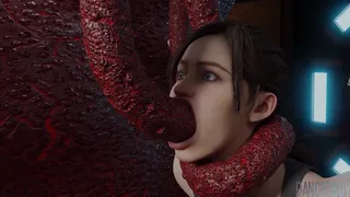 Claire tentacle dp nello spazio - futa ecchi