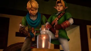 Link gay animado en 3D: sexo anal