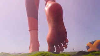 Camminata a piedi nudi di Tracer Gigantessa