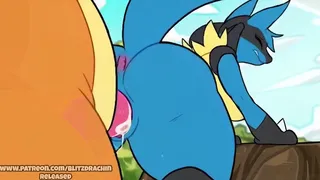 การเผชิญหน้าของ Lucario & Charizard