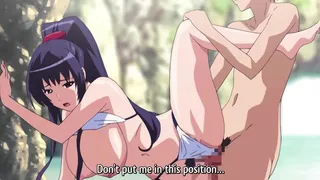 뜨거운 hentai 사촌 해변 섹스