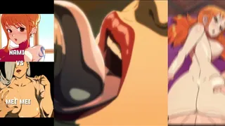 Nami & mei mei ฟุทานาริ หนวด เอจจิ ประลอง